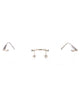 Montblanc Silver-Silver-Transparent Metal Glasses