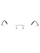 Montblanc Silver-Silver-Transparent Metal Glasses