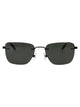 Montblanc Black-Black-Grey Metal Sunglasses