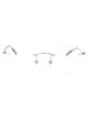 Montblanc Silver-Silver-Transparent Metal Glasses