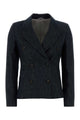 Brunello Cucinelli Dark Blue Denim Blazer