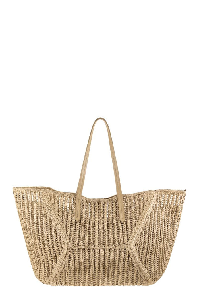 Brunello Cucinelli Trapeze Shopping Bag