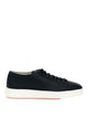 Santoni Leather Lace-Up Sneakers