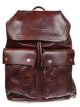Brunello Cucinelli Leather Backpack With Utility Pockets