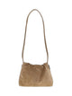 Brunello Cucinelli Beige Suede Shoulder Bag