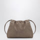 Brunello Cucinelli Bc Duo Pouch Brown Suede Bag With Monile Detail