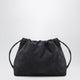 Brunello Cucinelli Bc Duo Pouch Midnight Blue Suede Bag With Monile Detail