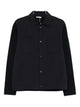 Herno Buttoned Jacket With Knitted Sleeves