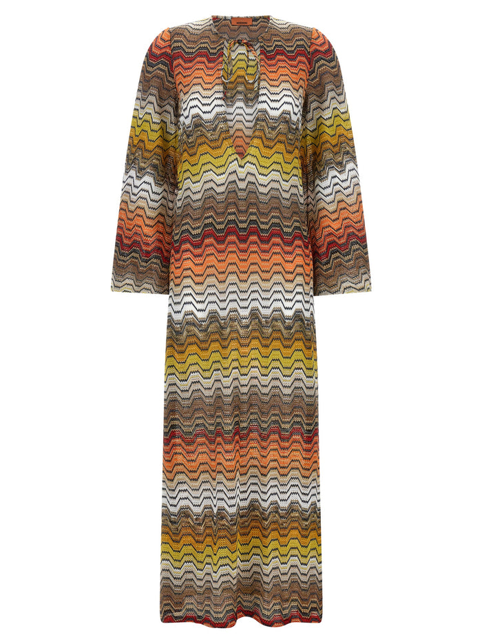 Missoni Greek Motif Cover-Up Dress