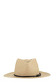 Brunello Cucinelli Straw Fedora With Precious Leather Band