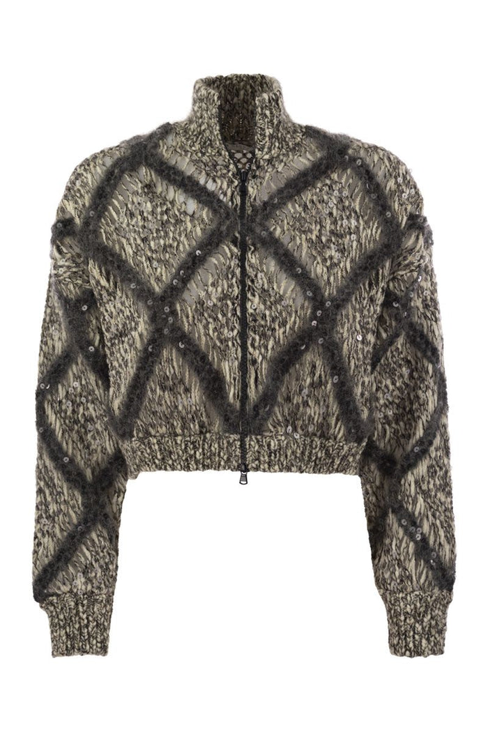 Brunello Cucinelli Knitted Wool-Blend Cardigan