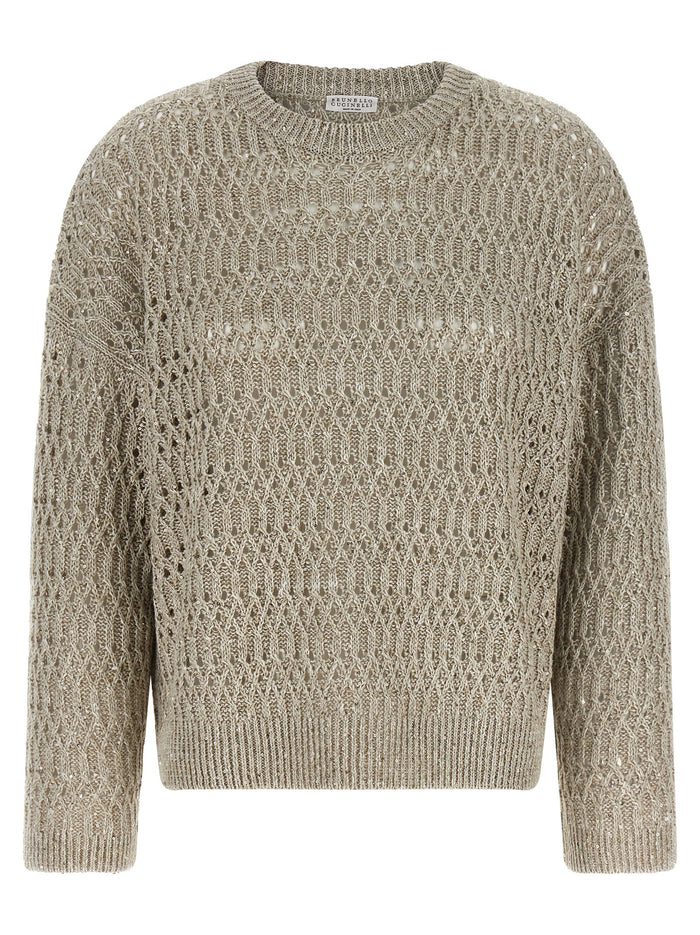 Brunello Cucinelli 'Dazzling Braids' Sweater