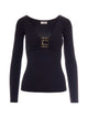 Elisabetta Franchi V-Necked Sweater