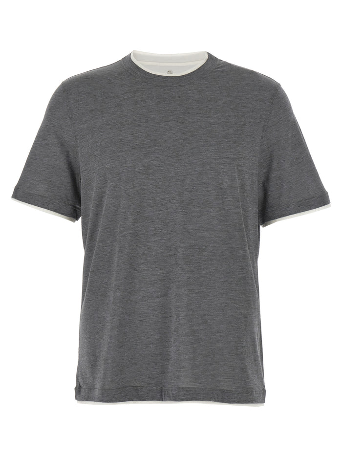 Brunello Cucinelli Layered T-Shirt