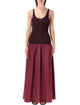 The Frankie Shop The Frankie Shop Iliya Drop Waist Maxi Dress Burgundy