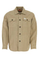 Fay Cappuccino Cotton Blend Shirt