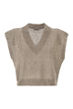 Brunello Cucinelli V Neck Embellished Sweater