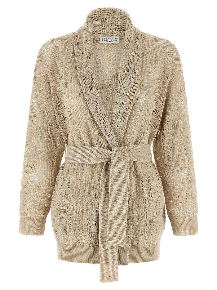 Brunello Cucinelli Crochet Cardigan