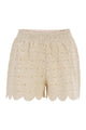 Mc2 Saint Barth Lace Shorts With Sequins