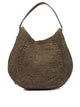 Ibeliev Brown Raffia Shoulder Bag
