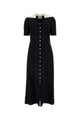 Miu Miu Black Crepe Shirt Dress