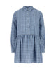 Miu Miu Checked Poplin Shirt Dress
