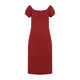 Miu Miu Boat Neckline Cotton Poplin Midi Dress