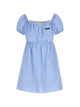 Miu Miu Embroidered Poplin Mini Dress