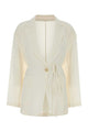 Brunello Cucinelli White Silk Blazer