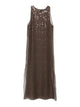 Brunello Cucinelli Brown Silk Dress