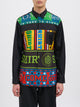 Comme Des Garçons Shirt Graphic Cotton Shirt