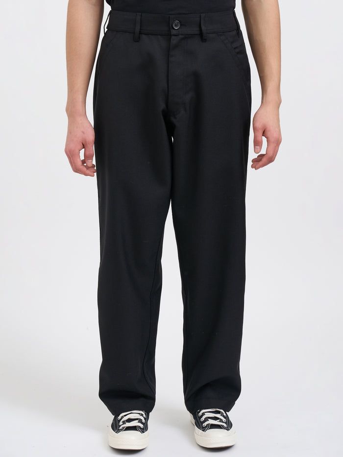 Comme Des Garçons Shirt Wool Mixed Trousers