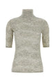 Brunello Cucinelli Grey Silk Blend Sweater