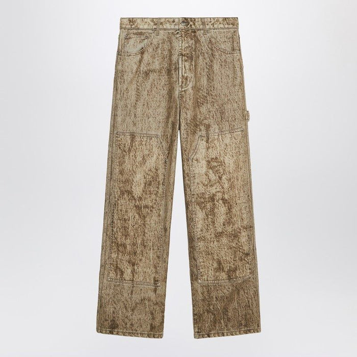 1989 Studio  Denim Flock Carpenter Pants Camo
