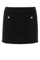 Miu Miu Black Boucle Mini Skirt