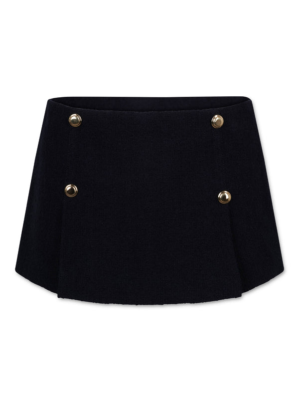 Miu Miu Tweed Wool Miniskirt