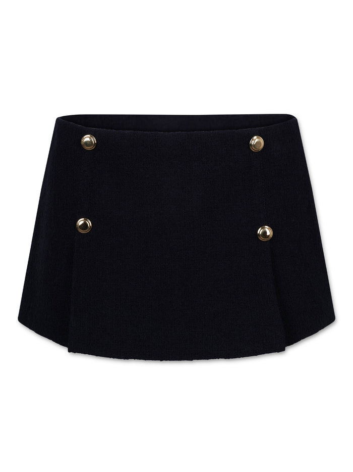 Miu Miu Tweed Wool Miniskirt
