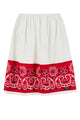 Miu Miu White Poplin Skirt