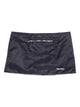 Miu Miu Navy Blue Recycled Polyamide Skirt