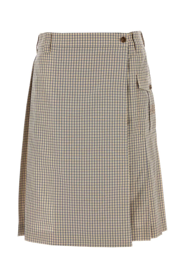 Miu Miu Embroidered Nylon Blend Skirt