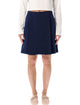 Miu Miu Miu Miu Technical Jersey Mini Skirt