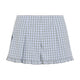 Miu Miu Bianco Salvia Cotton Mini Skirt