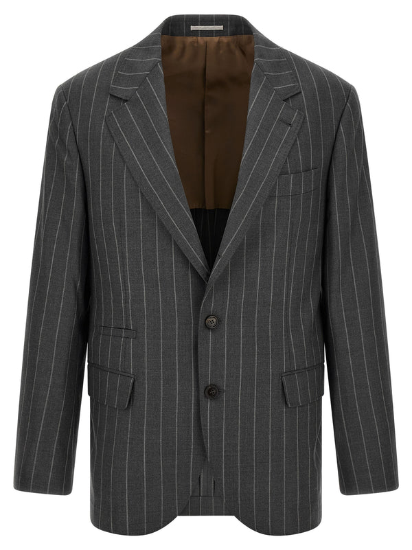 Brunello Cucinelli Pinstripe Blazer
