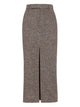 Brunello Cucinelli Front Slit Maxi Pencil Skirt