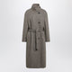 Brunello Cucinelli Sparkling Camel And Black Virgin Wool Coat