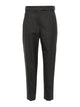 Brunello Cucinelli Dark Grey Virgin Wool Elastan Pants