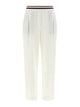 Brunello Cucinelli Cream Cotton Polyamide Pants