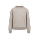 Brunello Cucinelli Brown Mohair Polyamide Wool Metallic T-Shirt