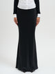 Elisabetta Franchi Satin Skirt With Jewel Detail
