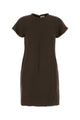 Brunello Cucinelli Brown Viscose Blend Dress